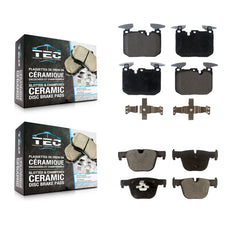 TEC KTC-100258 Disc Brake Pad for 2012-2020 BMW 340i GT xDrive, BMW 440i and More - Front and Rear
