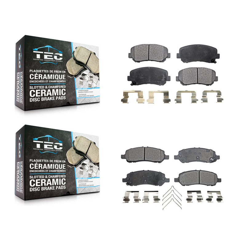 TEC KTC-100265 Disc Brake Pad for 2013-2016 Dodge Dart - Front and Rear