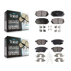 TEC KTC-100268 Disc Brake Pad for 2012-2018 Toyota Yaris - Front and Rear