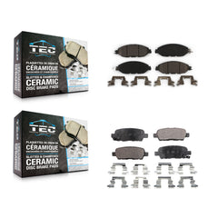 TEC KTC-100274 Disc Brake Pad for 2013-2024 Nissan Murano, INFINITI QX60 and More - Front and Rear