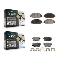 TEC KTC-100277 Disc Brake Pad for 2013-2017 Honda Accord - Front and Rear