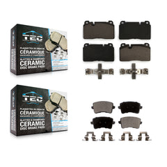 TEC KTC-100278 Disc Brake Pad for 2013-2017 Audi Q5 - Front and Rear