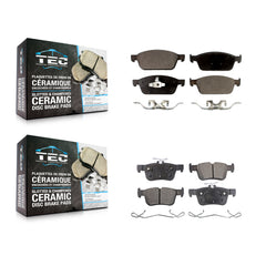 TEC KTC-100280 Disc Brake Pad for 2015-2019 Lincoln MKC - Front and Rear