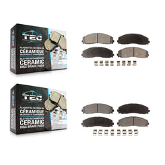 TEC KTC-100281 Disc Brake Pad for 2013-2023 Ford F-250 Super Duty, Ford F-350 Super Duty, Ford F-450 Super Duty - Front and Rear