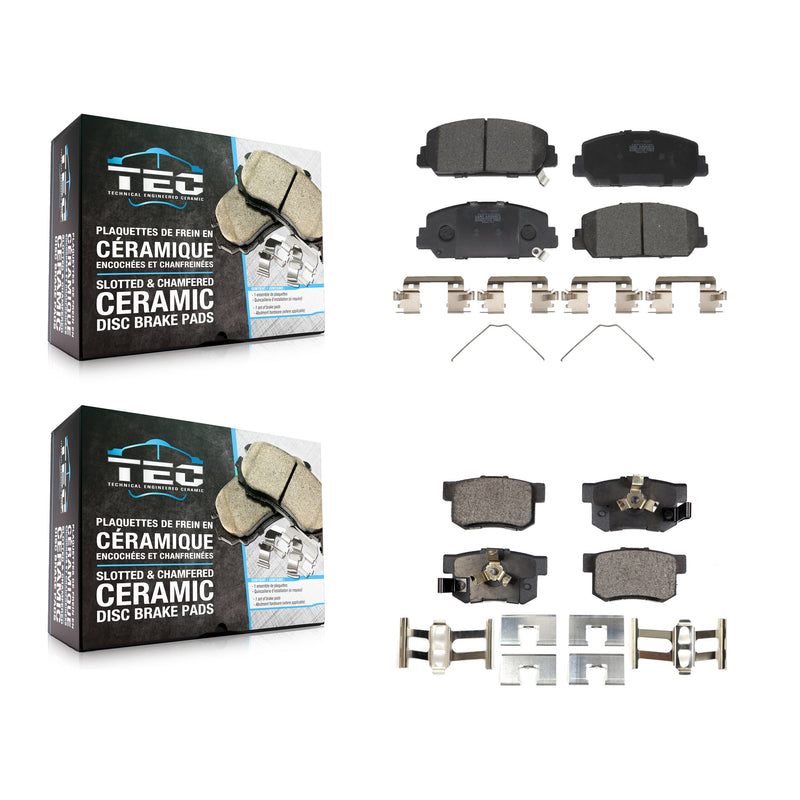 TEC KTC-100283 Disc Brake Pad for 2013-2018 Acura RDX - Front and Rear