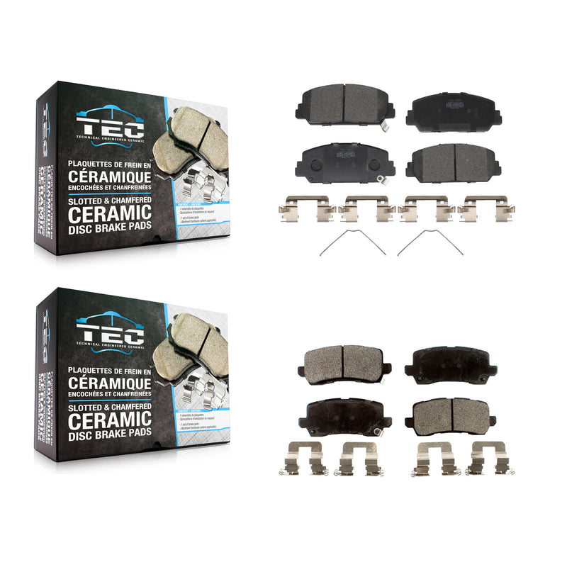 TEC KTC-100285 Disc Brake Pad for 2014-2020 Acura RLX - Front and Rear
