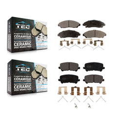 TEC KTC-100291 Disc Brake Pad for 2014-2024 Honda Ridgeline, Honda Pilot, Acura MDX - Front and Rear