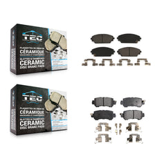 TEC KTC-100292 Disc Brake Pad for 2016-2018 Mazda CX-3 - Front and Rear