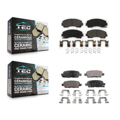 TEC KTC-100295 Disc Brake Pad for 2014-2019 Nissan Rogue, INFINITI QX50 - Front and Rear