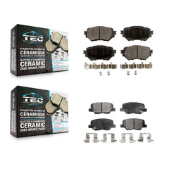 TEC KTC-100297 Disc Brake Pad for 2014-2018 Mazda 3, Mazda 3 Sport - Front and Rear