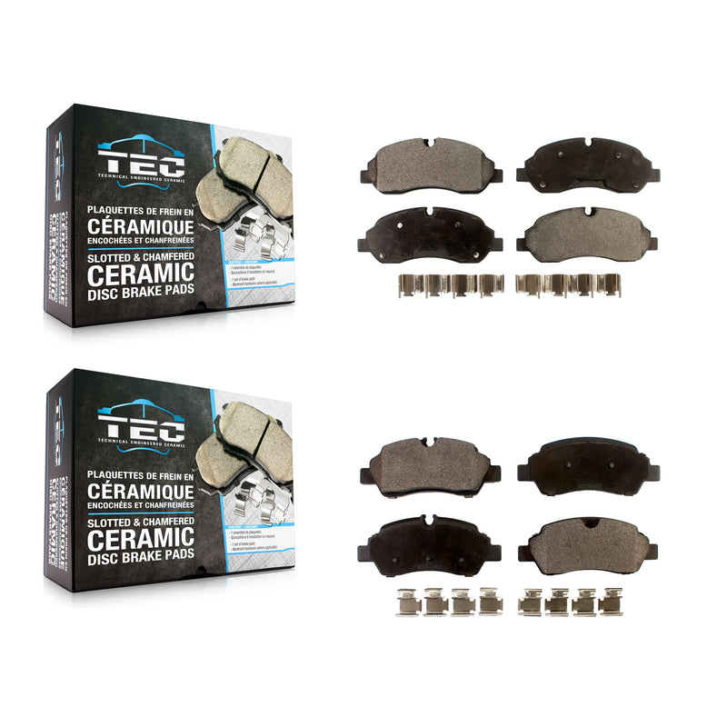 TEC KTC-100298 Disc Brake Pad for 2015-2019 Ford Transit-250, Ford Transit-150 and More - Front and Rear