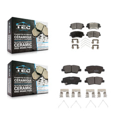 TEC KTC-100310 Disc Brake Pad for 2016-2021 Hyundai Veloster, Hyundai Elantra GT and More - Front and Rear