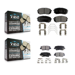 TEC KTC-100314 Disc Brake Pad for 2016 Hyundai Sonata - Front and Rear