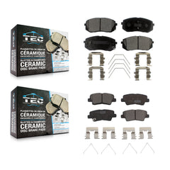 TEC KTC-100315 Disc Brake Pad for 2016-2024 Kia Forte, Hyundai Kona and More - Front and Rear