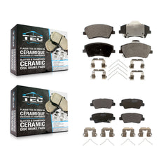 TEC KTC-100318 Disc Brake Pad for 2017-2022 Hyundai Elantra, Hyundai Ioniq, Kia Niro - Front and Rear