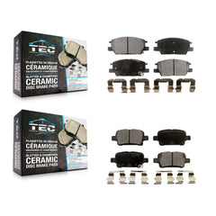 TEC KTC-100319 Disc Brake Pad for 2016-2020 Buick Regal Sportback, Chevrolet Equinox and More - Front and Rear
