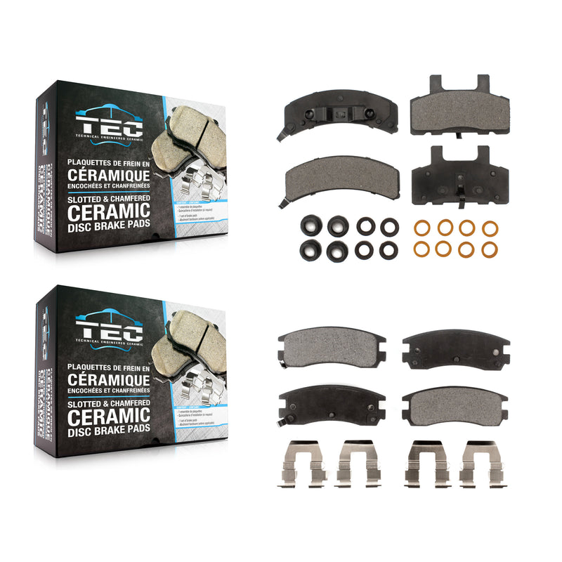 TEC KTC-100322 Disc Brake Pad for 1999 Cadillac DeVille - Front and Rear