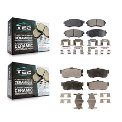 TEC KTC-100326 Disc Brake Pad for 1991-2001 Nissan Sentra, INFINITI G20 - Front and Rear
