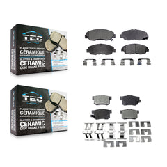 TEC KTC-100329 Disc Brake Pad for 1998-2011 Honda Civic, Acura EL, Honda Accord - Front and Rear