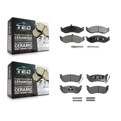 TEC KTC-100332 Disc Brake Pad for 2003-2006 Jeep TJ, Jeep Wrangler - Front and Rear