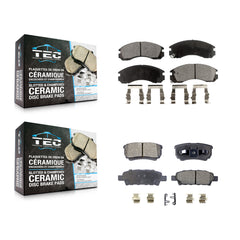 TEC KTC-100338 Disc Brake Pad for 2005-2006 Mitsubishi Outlander - Front and Rear