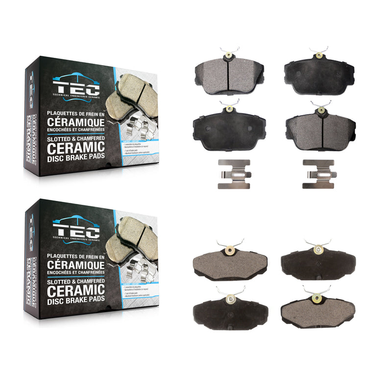 TEC KTC-100344 Disc Brake Pad for 1994-2007 Mercury Sable, Ford Taurus, Lincoln Continental - Front and Rear