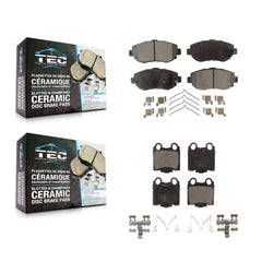 TEC KTC-100347 Disc Brake Pad for 1998-2010 Lexus SC430, Lexus GS430 and More - Front and Rear