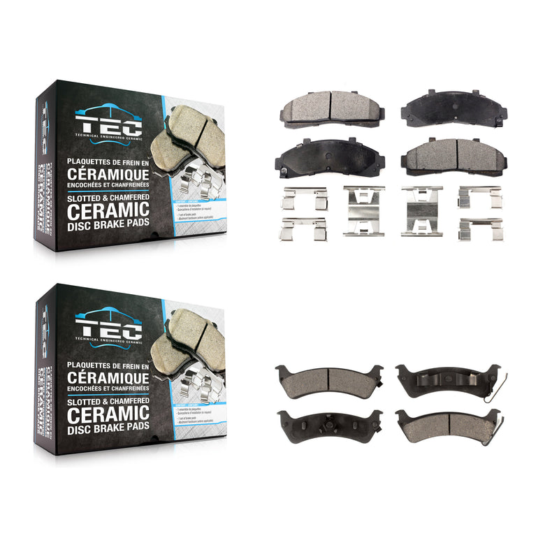 TEC KTC-100351 Disc Brake Pad for 2001 Ford Explorer - Front and Rear