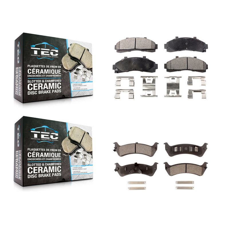 TEC KTC-100352 Disc Brake Pad for 1995-2002 Ford Explorer, Ford Ranger, Mercury Mountaineer - Front and Rear