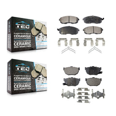 TEC KTC-100353 Disc Brake Pad for 1989-1990 Nissan Maxima - Front and Rear