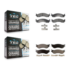 TEC KTC-100356 Disc Brake Pad for 2001-2002 Dodge Ram 2500, Dodge Ram 3500 - Front and Rear