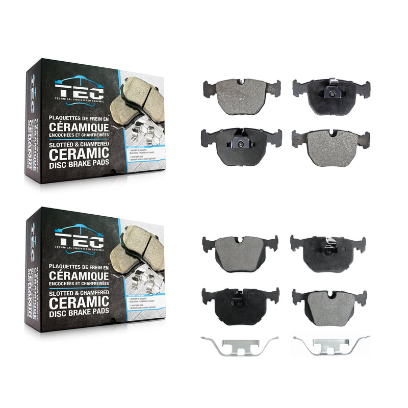 TEC KTC-100360 Disc Brake Pad for 1995-2006 BMW X5, Land Rover Range Rover and More - Front and Rear