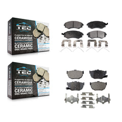 TEC KTC-100365 Disc Brake Pad for 1994-2006 Hyundai Elantra, Hyundai Tiburon - Front and Rear