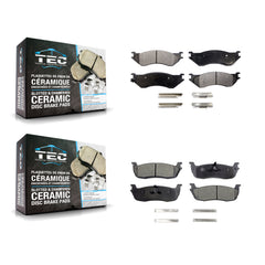 TEC KTC-100368 Disc Brake Pad for 1997-2004 Ford F-150 Heritage, Ford Expedition and More - Front and Rear