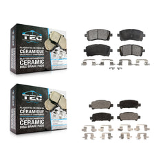 TEC KTC-100375 Disc Brake Pad for 1998-2002 Subaru Impreza, Subaru Legacy and More - Front and Rear