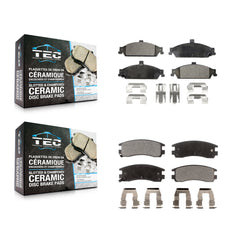 TEC KTC-100379 Disc Brake Pad for 1997-2005 Oldsmobile Alero, Pontiac Grand Am, Oldsmobile Cutlass - Front and Rear