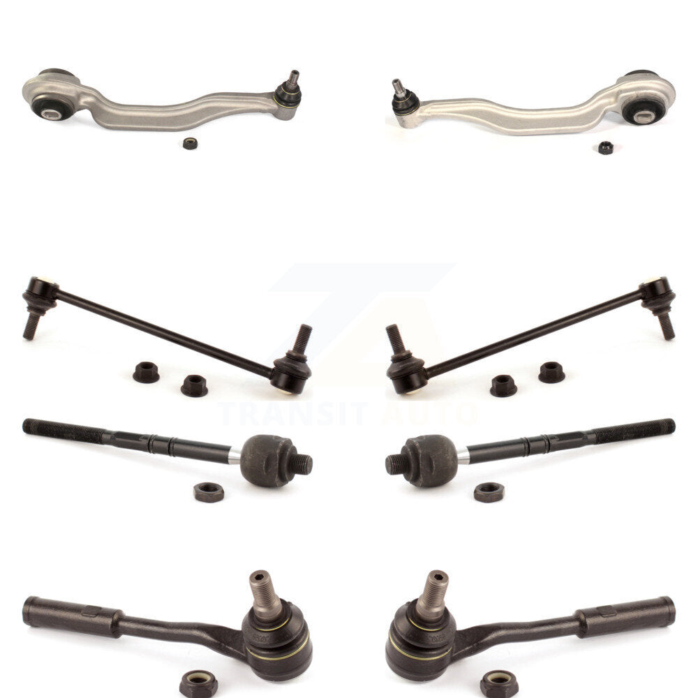Front Arm Ball Joint Tie Rod End Link Kit (8Pc) For 05-06 Mercedes-Benz SL55 AMG