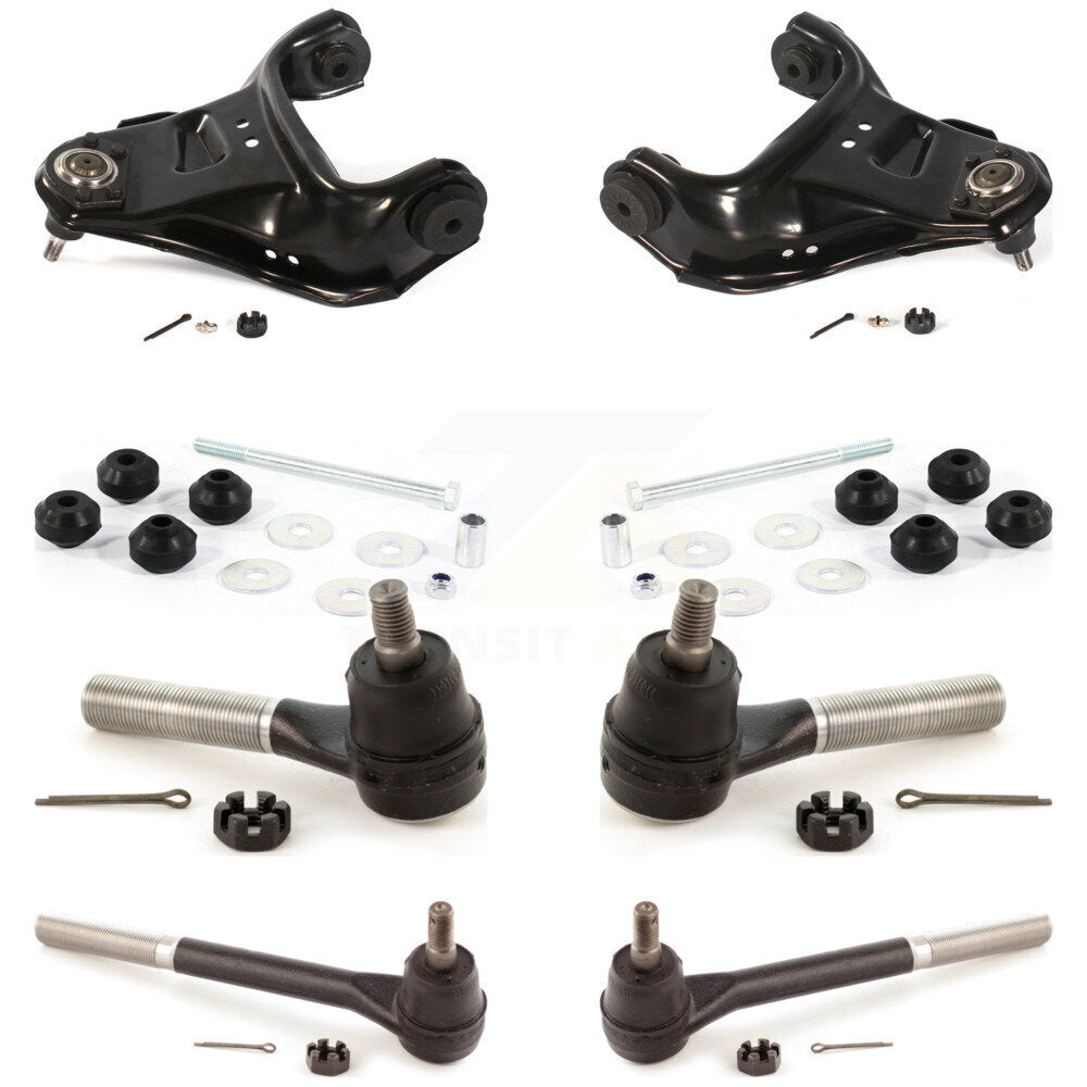 Front Control Arm & Ball Joint Tie Rod End Link Kit (8Pc) For Chevrolet GMC S10