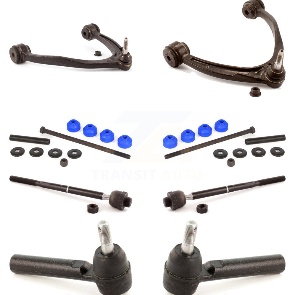 Front Control Arm Ball Joint Tie Rod End Link Kit (8Pc) For Chevrolet GMC Sierra