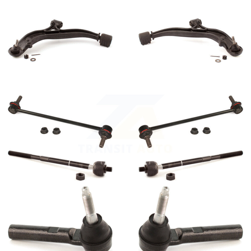 Front Arm Ball Joint Tie Rod End Link Kit (8Pc) For Dodge Caravan Grand Chrysler