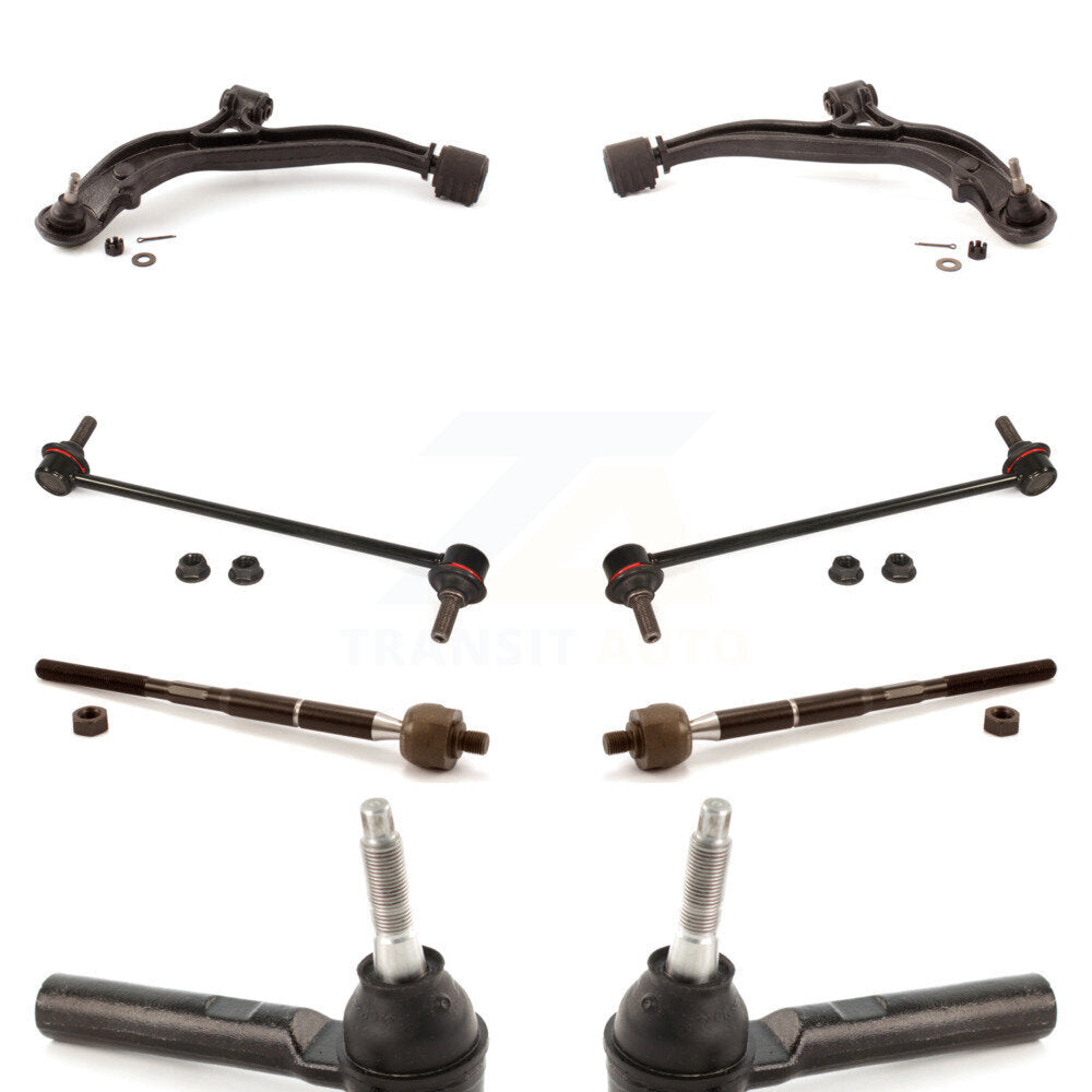 Front Arm Ball Joint Tie Rod End Link Kit (8Pc) For Dodge Grand Caravan Chrysler