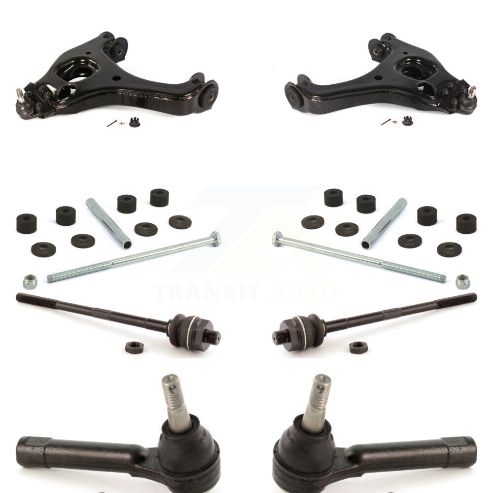 Front Control Arm & Ball Joint Tie Rod End Link Kit (8Pc) For Chevrolet GMC 1500
