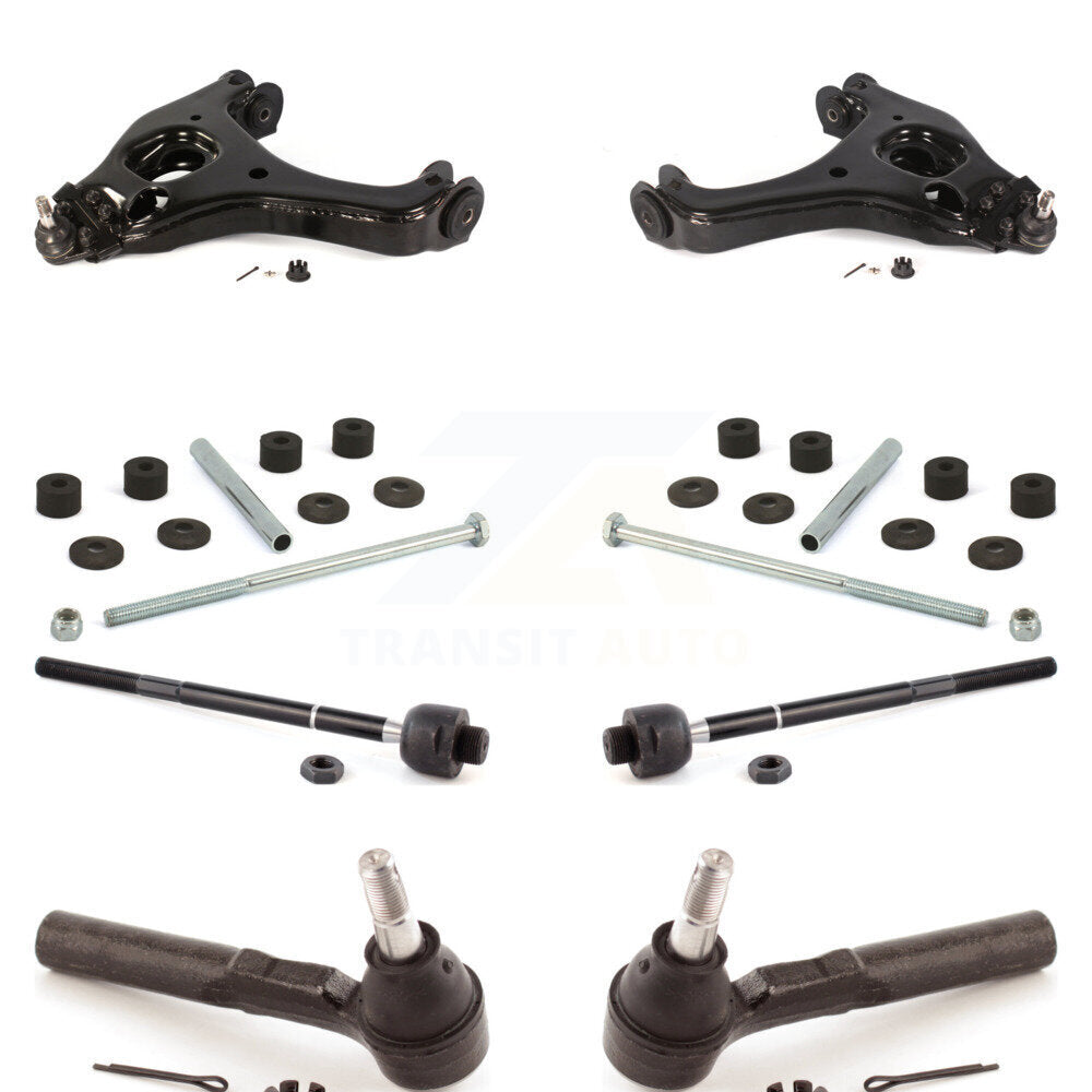 Front Control Arm Ball Joint Tie Rod End Link Kit (8Pc) For Chevrolet Silverado