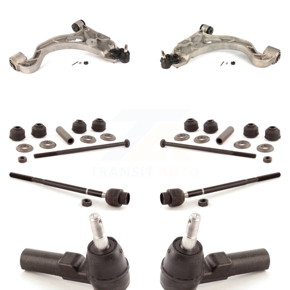 Front Arm & Ball Joint Tie Rod End Link Kit (8Pc) For Pontiac Bonneville Aurora