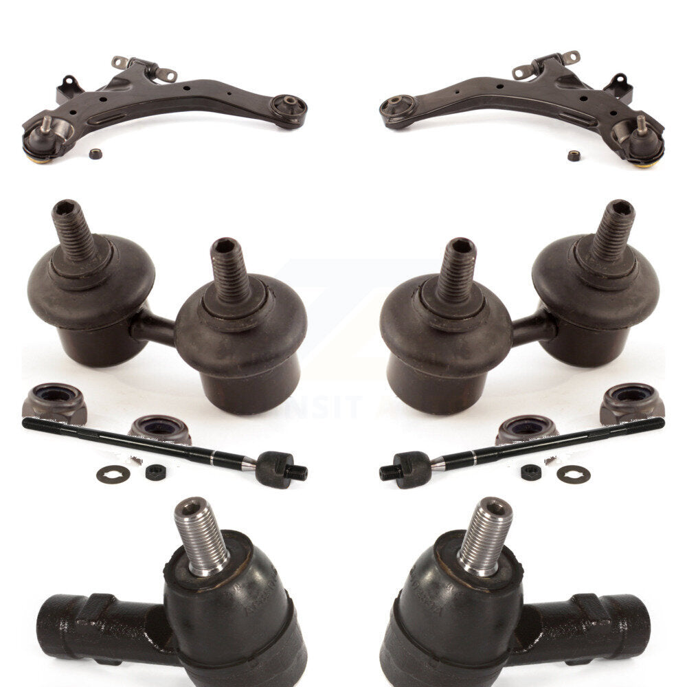 Front Control Arm And Ball Joint Tie Rod End Link Kit (8Pc) For Hyundai Elantra