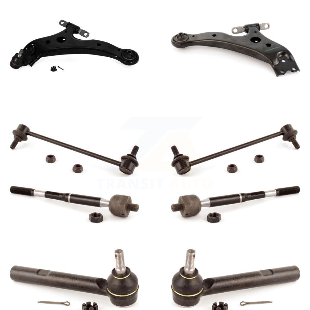 Front Control Arm & Ball Joint Tie Rod End Link Kit (8Pc) For Lexus RX350 Toyota