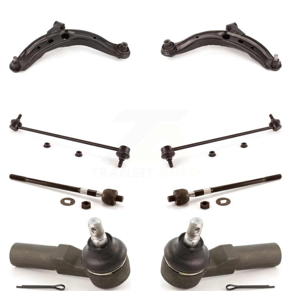 Front Control Arm Ball Joint Tie Rod End Link Kit (8Pc) For 2002-2006 Mazda MPV