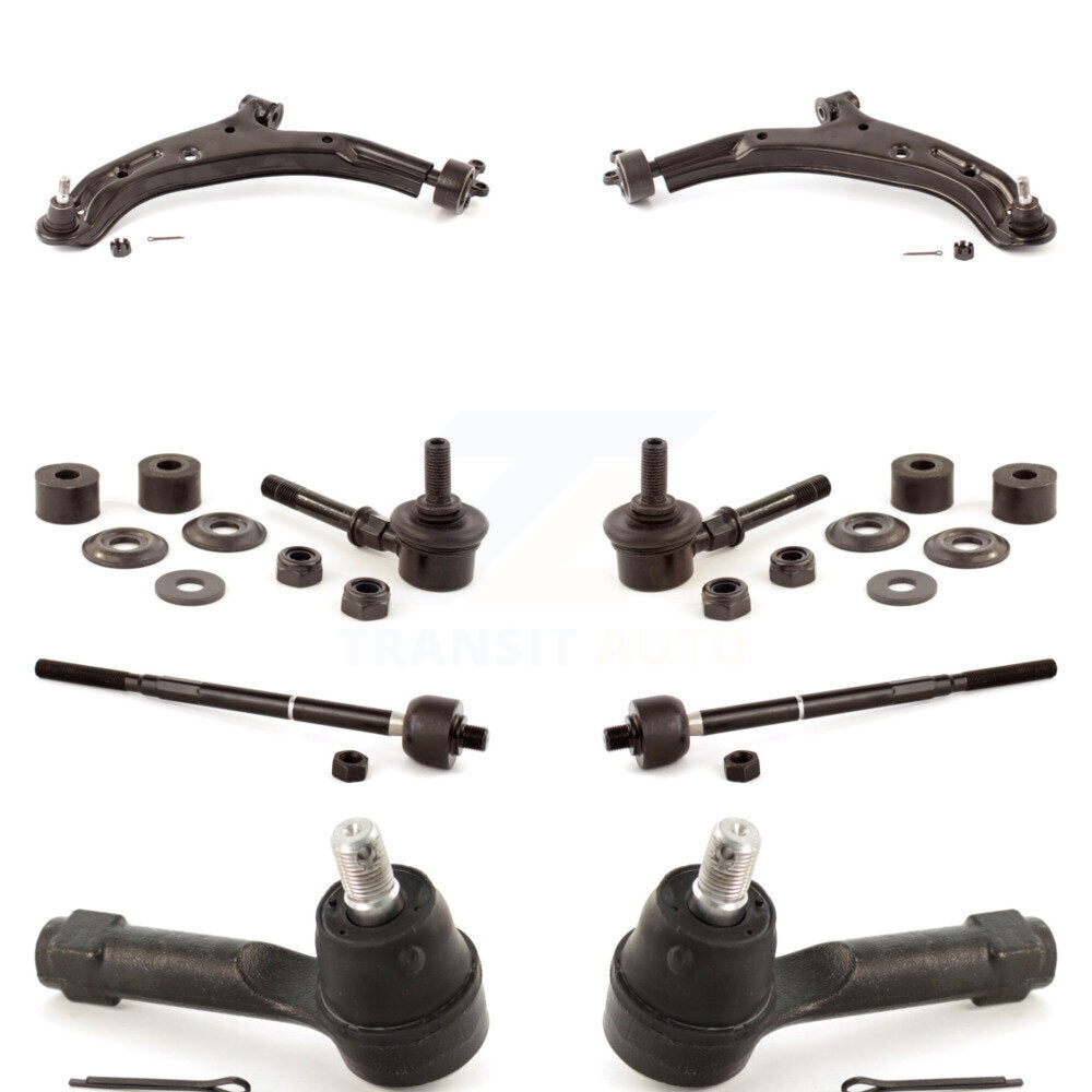 Front Control Arm And Ball Joint Tie Rod End Link Kit (8Pc) For Nissan Sentra
