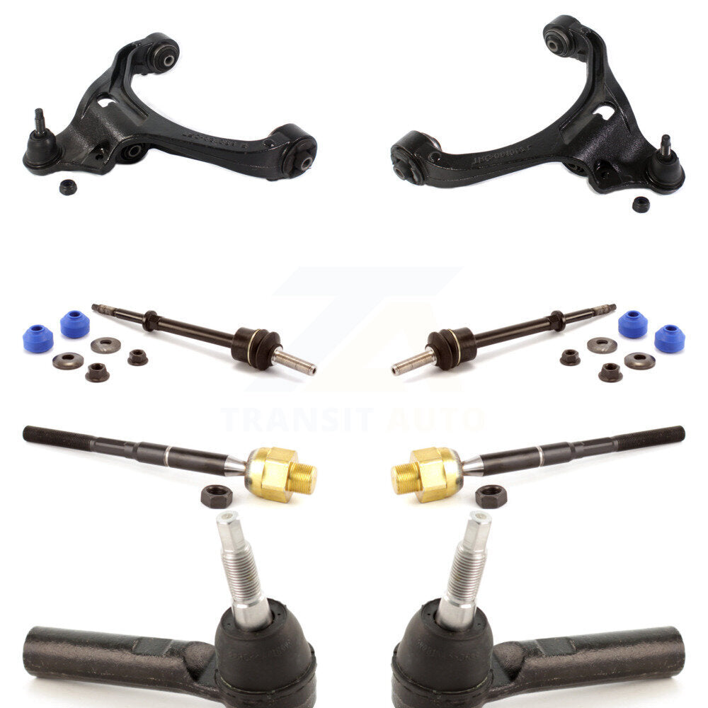 Front Control Arm And Ball Joint Tie Rod End Link Kit (8Pc) For Dakota Dodge Ram