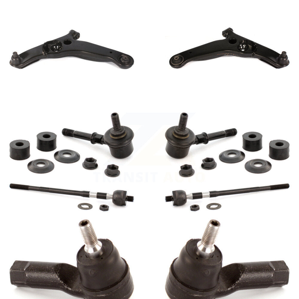 Front Arm & Ball Joint Tie Rod End Link Kit (8Pc) For 03-06 Mitsubishi Outlander